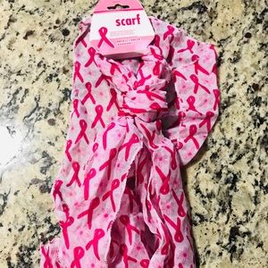 Breast cancer scarf!